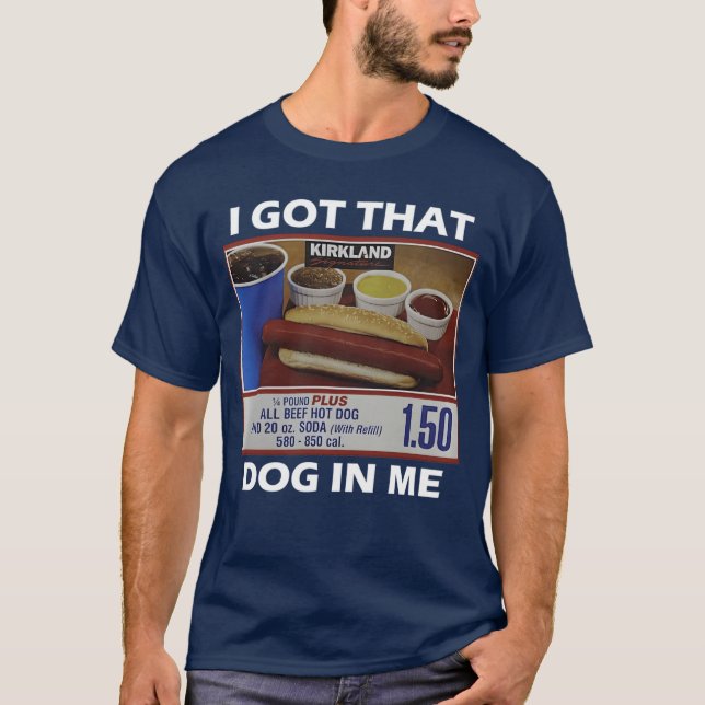 Eu Tenho Esse Cachorro Em Mim Camisa engraçada de  (Frente)