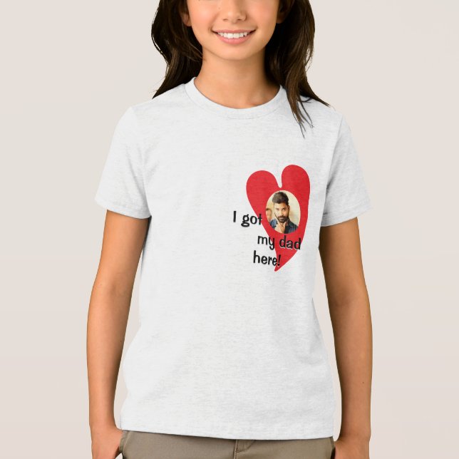 Eu tenho meu pai aqui! Personalização da Foto (Frente)