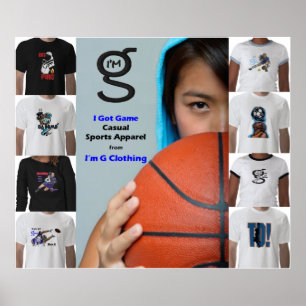 Eu tenho Poster de jogo de "G Clothing"