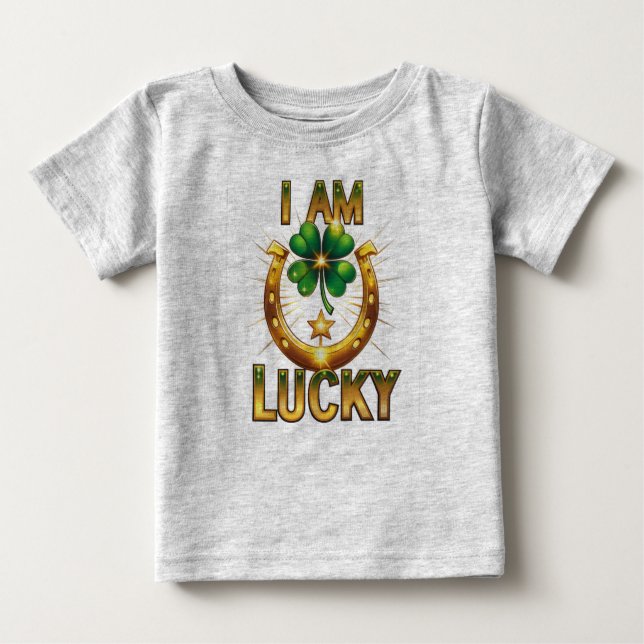 Eu Tenho Sorte - Design de Camisa Simbólica Negrit (Frente)