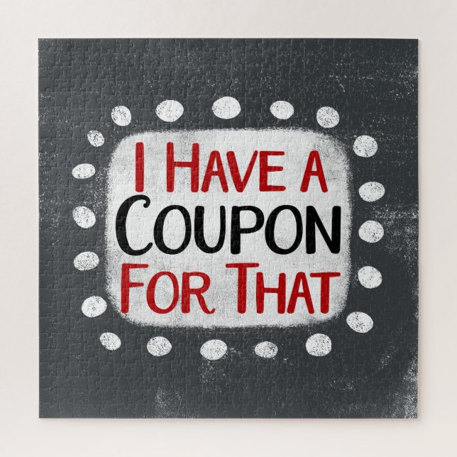 Eu Tenho Um Cupom Para Aquele Quebra-cabeça De Jig (Vertical)