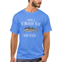 Eu tenho uma camisa de pesca do plano de aposentad