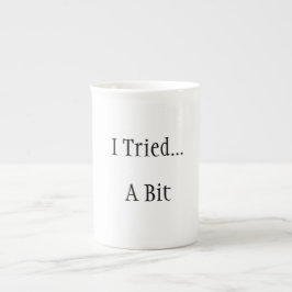 Eu Tentei... Uma caneca engraçada