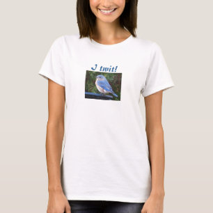Eu twit! camisa do bluebird