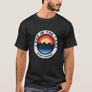 Eu Urino No Lago Camisa Férias De Verão Família