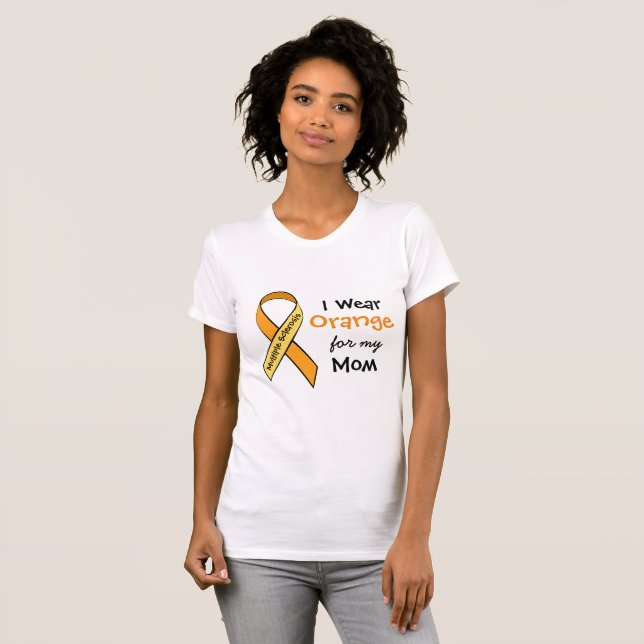 Eu Uso Laranja pela Camisa de Conscientização da E (Frente Completa)