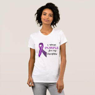 Eu Uso Lilás e pela Camiseta de Fibromialgia da Mi