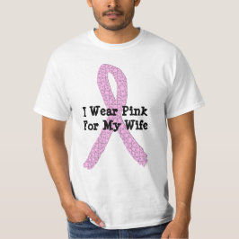 Eu Uso Rosa pela Minha Esposa Camisa Masculina