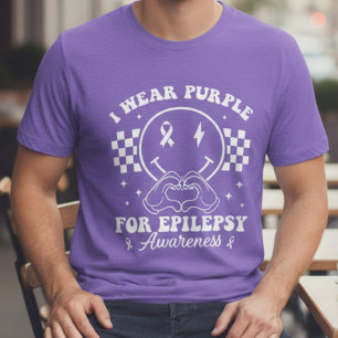 Eu Uso Roxo Conscientização sobre Epilepsia