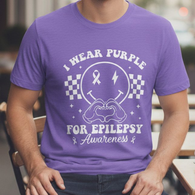 Eu Uso Roxo Conscientização sobre Epilepsia (Criador carregado)