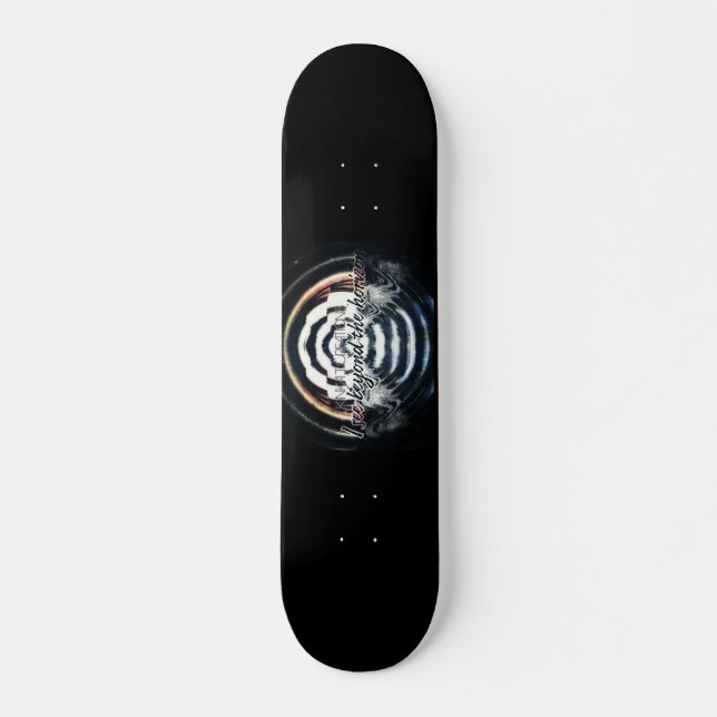 Eu Vejo Além Do Horizon Skateboard Deck 7¾" (Frente)