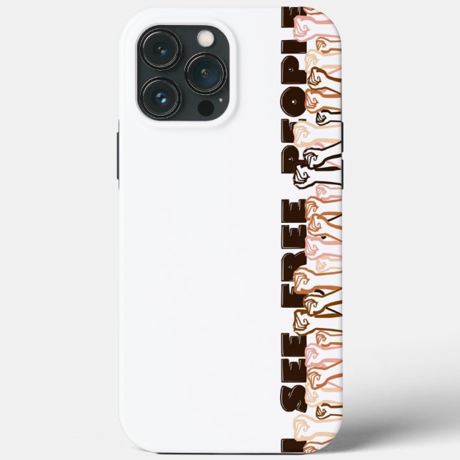 Eu Vejo capas de iphone De Casquilho Do Pessoas Li (Verso)