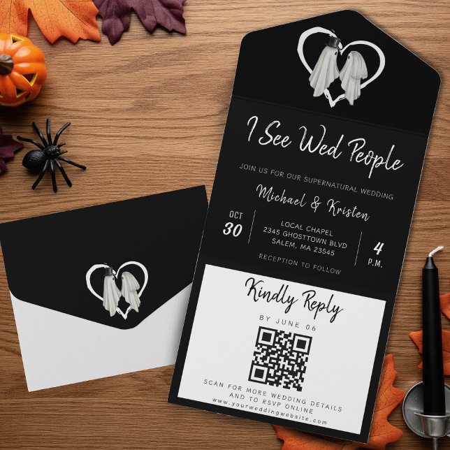 Eu Vejo Casamento de Halloween De Fantasmas Da Pes (Criador carregado)