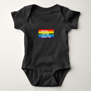 Eu Vejo Eu Amo Você Eu Aceito Você Camisa Orgulho