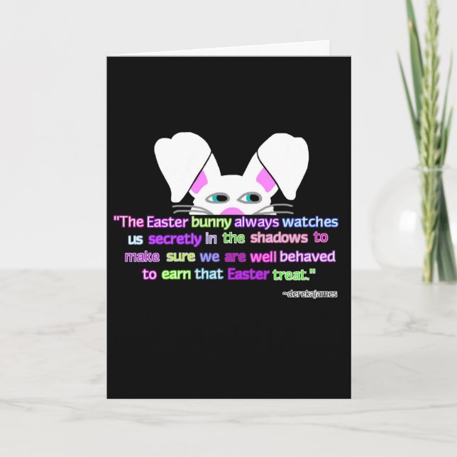 Eu Vejo Você, Cartão de Boas Festas Vertical do Co (Frente)