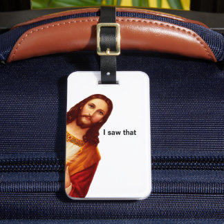 Eu Vi Essa Etiqueta De Viagem De Bagagem