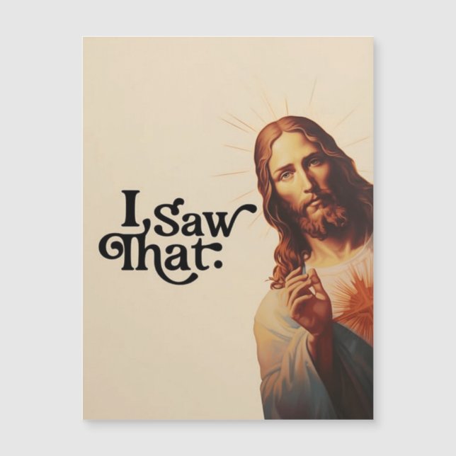 Eu Vi Isso, Arte de Jesus, Eu Vi Isso Jesus (Frente)