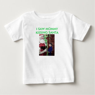 EU VI MAMÃES BEIJANDO PAPAIS NOEIS criança camisa