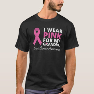 Eu Visto Rosa Para A Minha Avó T Camisa Friso Famí