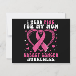 Eu Visto Rosa Para Minha Mãe Cancer Sensibilização