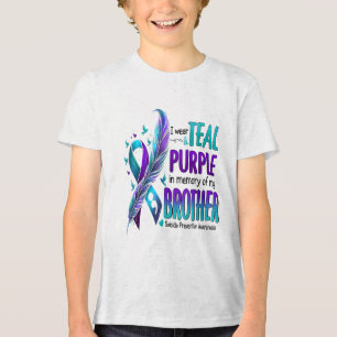 Eu Visto Teal & Purple Para Meu Irmão Suicídio