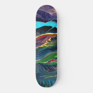 Eu Vou 2 Deck de Skate Abstrato