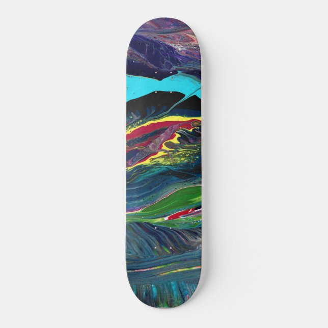 Eu Vou 2 Deck de Skate Abstrato  (Frente)