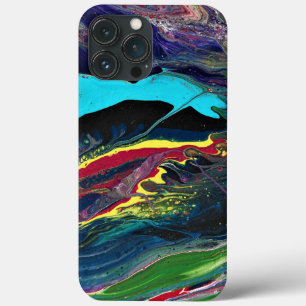 Eu Vou 3 Capinha de Telefone Abstrata Colorida Ma