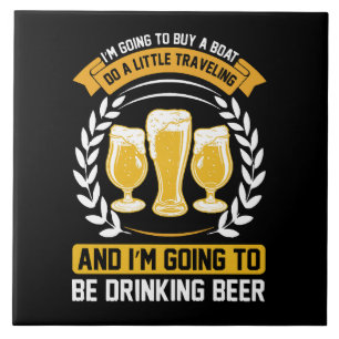 Eu vou estar bebendo cerveja