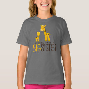 Eu vou ser uma camiseta de irmã mais velha