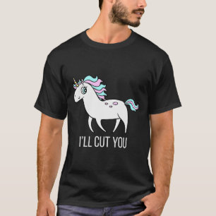 Eu vou te cortar! Camiseta engraçada de presente d