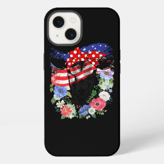 EUA 4 de julho Bandeira Americana Patriótica Cow L