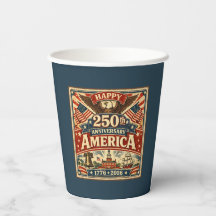 EUA América 250º Aniversário Vintage Patriótico