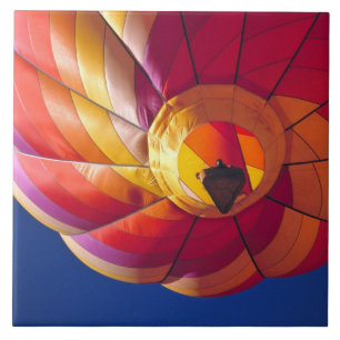 EUA, Arizona, Val Vista. Um balão de ar quente col
