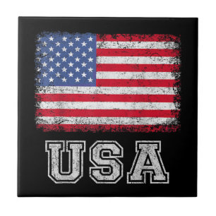 EUA Bandeira Patriótica Americana Para Homens Meni