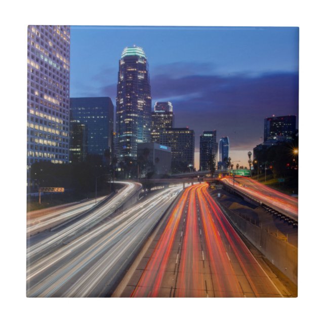 EUA, Califórnia, Los Angeles, 110 Freeway (Frente)