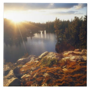 EUA, Califórnia, Serra Nevada.Sunset