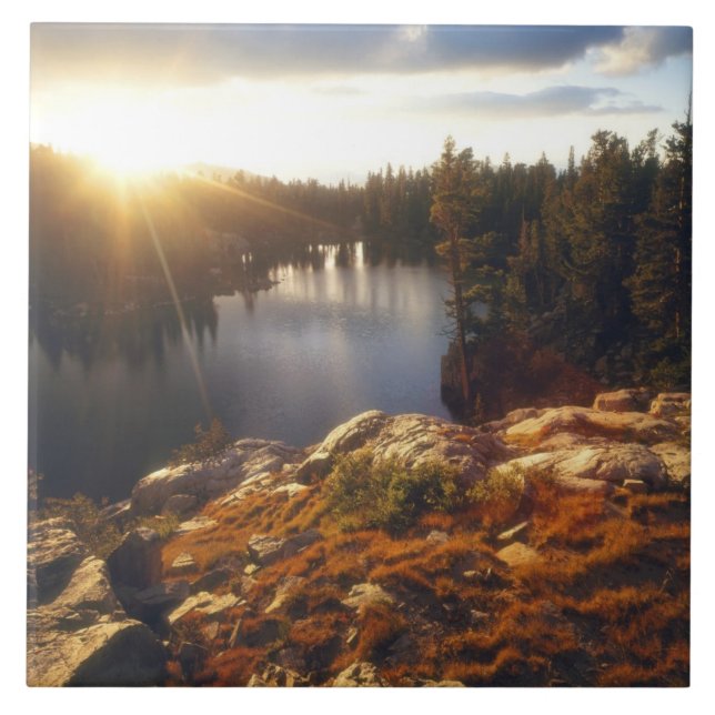 EUA, Califórnia, Serra Nevada.Sunset (Frente)