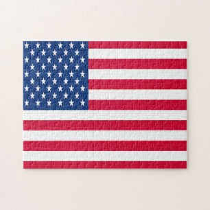 EUA Flag Jigsera Quebra-cabeça