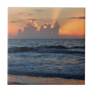 EUA, Geórgia, Tybee Island, Praia de Tybee Island