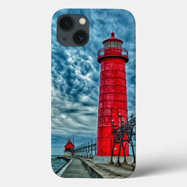 EUA, Grand Haven, Michigan, farol (Verso)
