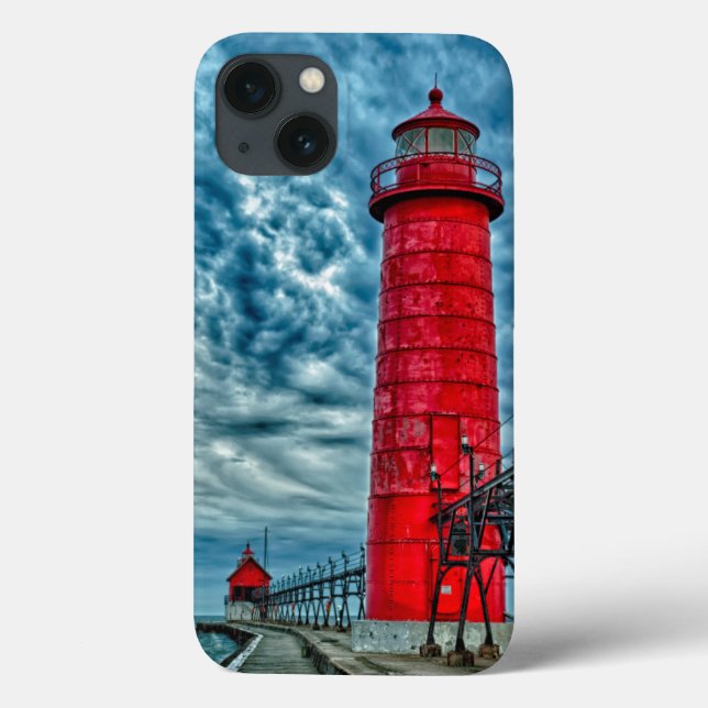 EUA, Grand Haven, Michigan, farol (Verso)