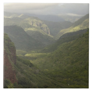EUA, Havaí, Kauai, Vista panorâmica do Canyon. (RF