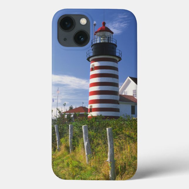 EUA, Maine, Lubec. Farol de West Quoddy Head (Verso)