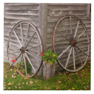 EUA, Maine. Rodas de Carroça