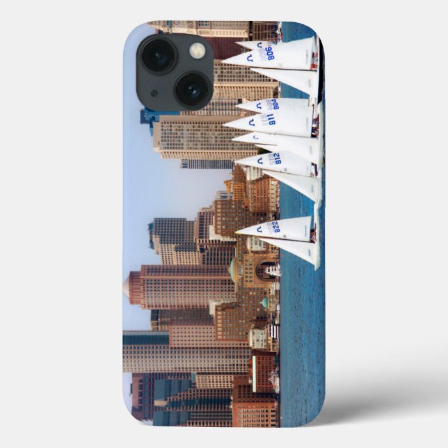 EUA, Massachusetts. Linha Skyline Boston Waterfron (Verso)
