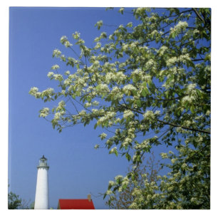 EUA, Michigan, East Tawas. Farol de Tawas com