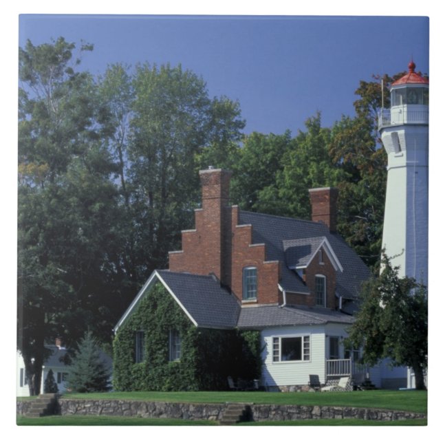 EUA, Michigan, Lago Huron. Port Sanilac (Frente)