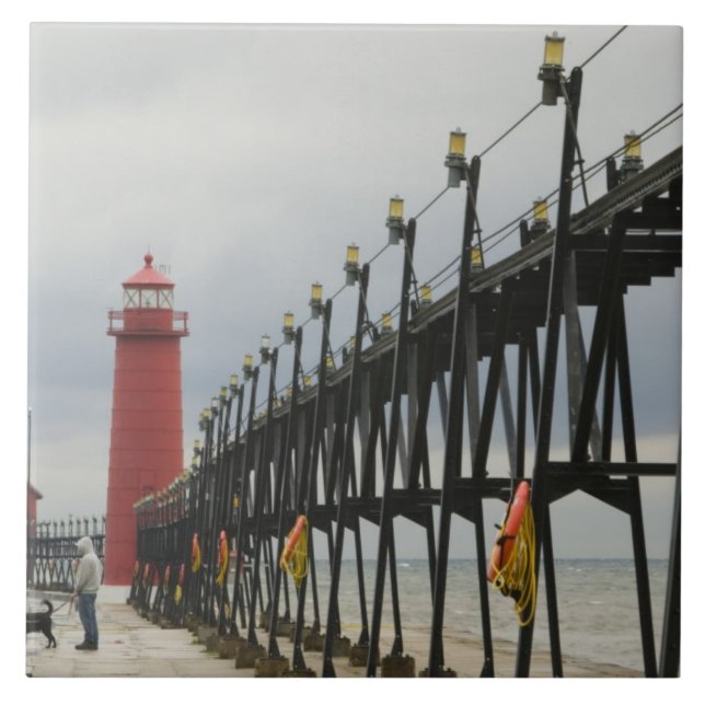 EUA, Michigan, Lake Michigan Shore, Grand Haven: (Frente)