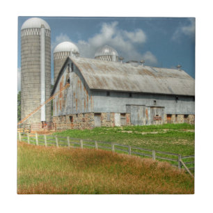 EUA, Minnesota Celeiro E Silo